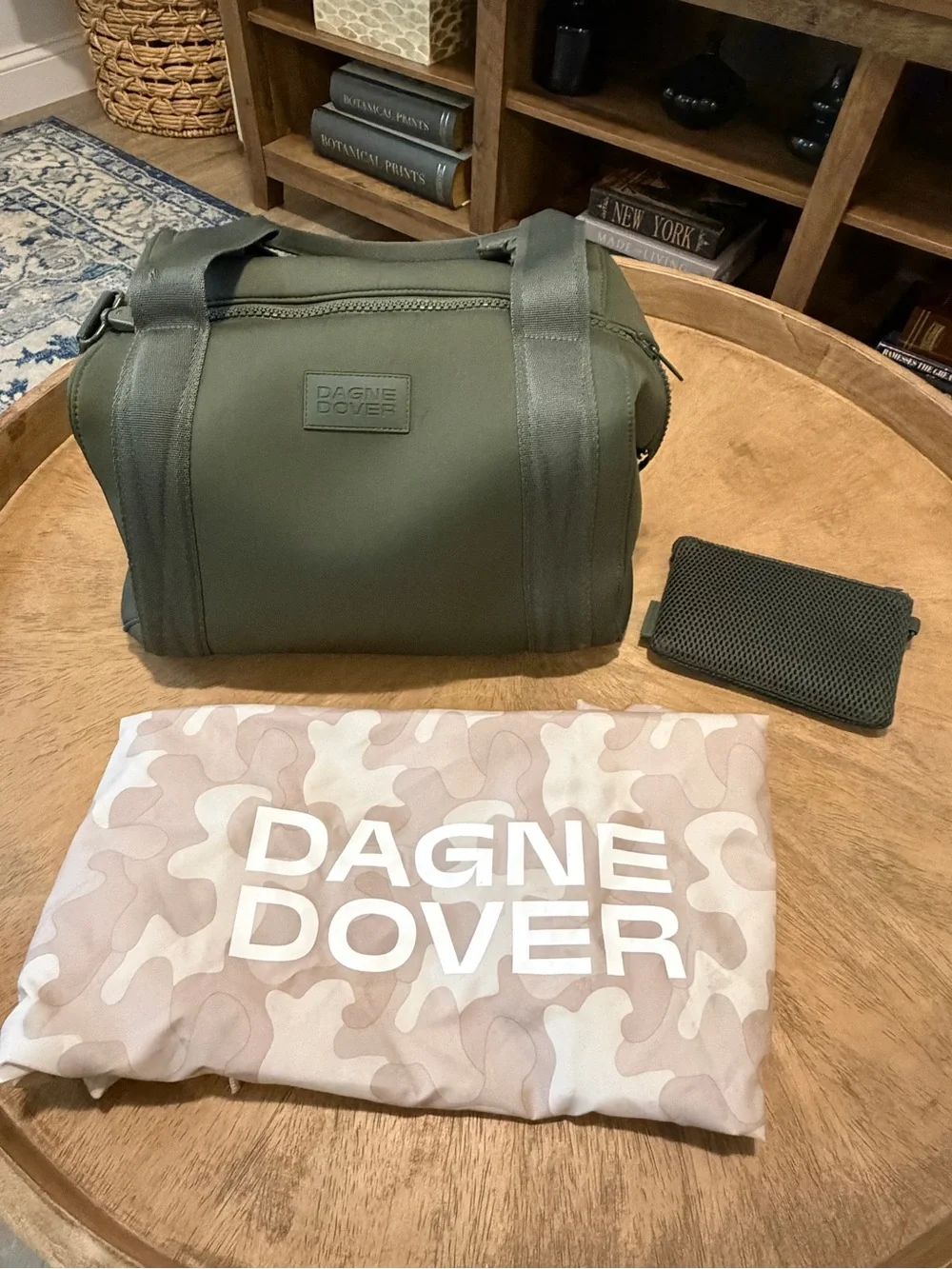 Dagne Dover Olive Green Landon Carryall Bag